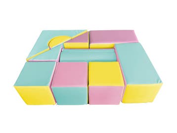 Grote Schuimblokken Speelgoed | 11-delig | RG25 PUR | Actie, Kinderen en Baby's, Ophalen of Verzenden, Zo goed als nieuw, Complete set