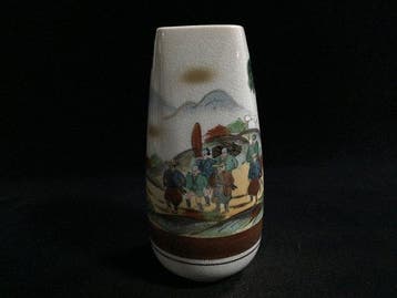 Antique Kutani Ware Porcelain Vase by Kyokuzan () -