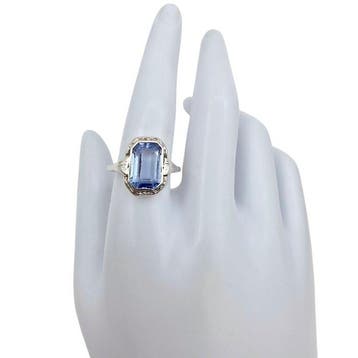 Argent - Bague - Art déco des années 1940