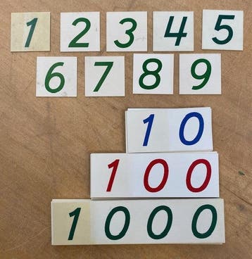 Montessori Getallenkaartjes, Boeken, Verzenden, Nieuw