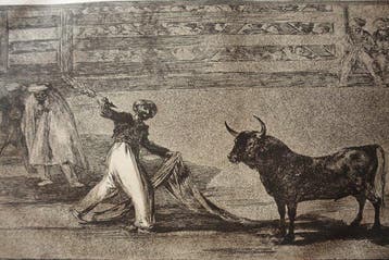 Francisco De Goya (1746-1828) - La Tauromaquia Blatt #7: