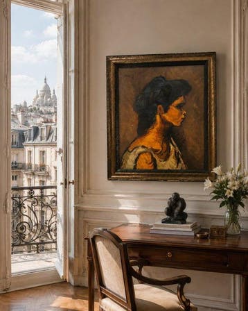 Isidro Nonei (1872-1911), Atribuido - Retrato de Gitana