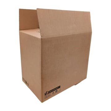 Vouwdoos 450x300x400mm dubbelgolf karton bruin fefco 0201, Ophalen of Verzenden