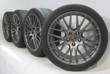 Porsche Cayenne E3 21 inch velgen Pirelli Winterbanden Origi, Ophalen of Verzenden