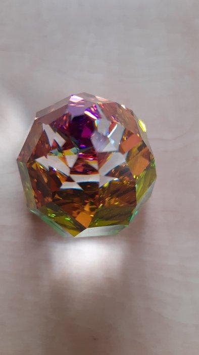 Swarovski - Figuur - Swarovski Briefbeschwerer Cone Rio, Antiquités & Art, Curiosités & Brocante