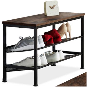 Schoenenrek Derry 75,5x30,5x45,5cm, Huis en Inrichting, Verzenden, Nieuw