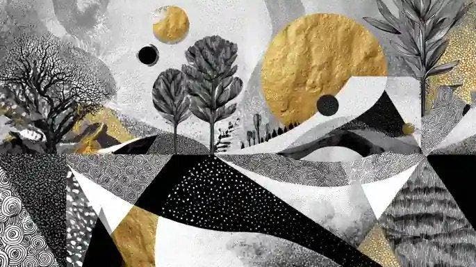 Alwwa Roma - Horizonte Dorado - XXL - Edición Única, Antiquités & Art, Art | Peinture | Moderne