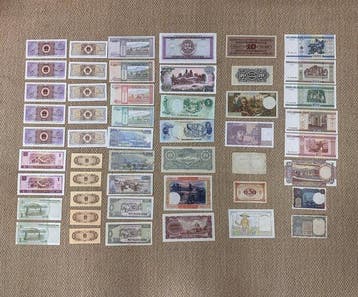 Monde. - 50 Banknotes - Various Dates (Sans prix de réserve)