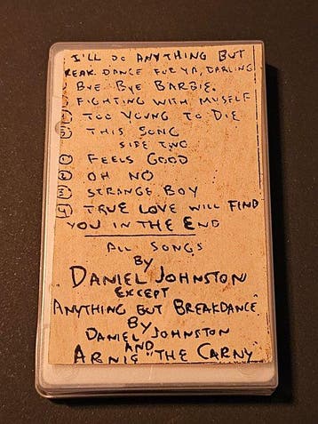 Daniel Johnston - Retired Boxer, Stress Records Cassette,