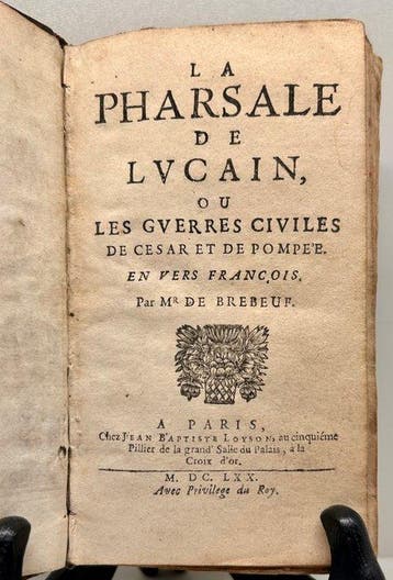 Lucain - La Pharsale ou Les Guerres Civiles – 7 gravures sur, Antiquités & Art