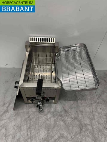 Friteuse HCB en acier inoxydable, 21 litres, au gaz, pour la, Verzenden