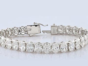 Armband - 14 karaat Witgoud - 30.59ct. tw. Diamant, Nieuw