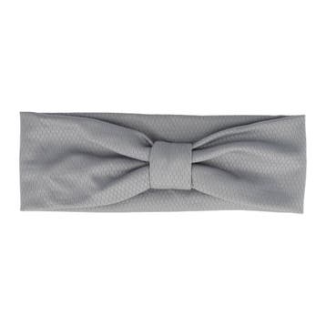 Haarband Knoop 8cm – Effen Patroon – Jersey Stof – Grijs, Nieuw