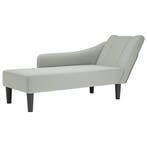 vidaXL Chaise longue met rechterarmleuning fluweel, Verzenden, Nieuw