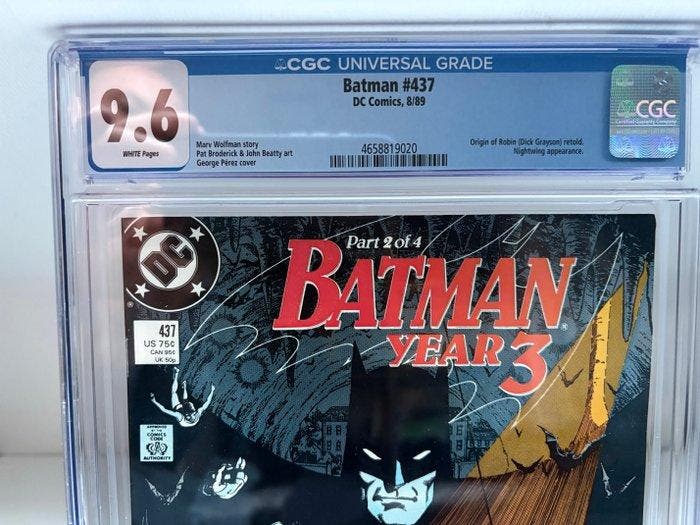 Batman #437 - Year 3 - 1 Graded comic - Eerste druk/herdruk, Livres, BD | Comics