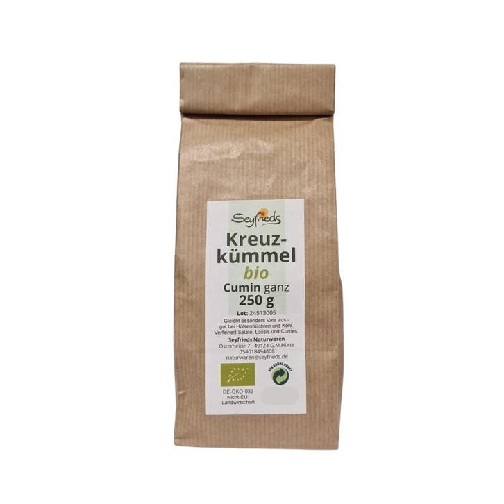 BIO-Komijnzaadjes/Cumin Seeds Heel - 250 g (Seyfrieds), Sports & Fitness, Produits de santé, Wellness & Bien-être, Enlèvement ou Envoi