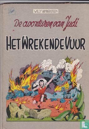 Rudi [Verschuere] - Het wrekende vuur - 1954, Boeken, Eén stripboek, Verzenden, Gelezen, Verschuere, Karel.