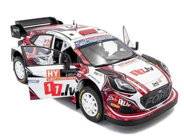 Solido 1:18 - Voiture miniature - Ford Puma Rally1