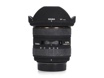 Sigma 10-20mm f/4-5.6 EX DC HSM - Nikon F - Groothoeklens, Ophalen of Verzenden, Zo goed als nieuw