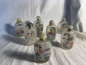 Bouteille de tabac à priser (7) - Splendide collection Les