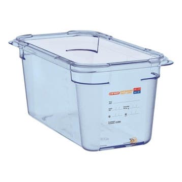 Voedseldoos blauw | 1/3 GN | 325x176x150(h)mm Araven, Verzenden