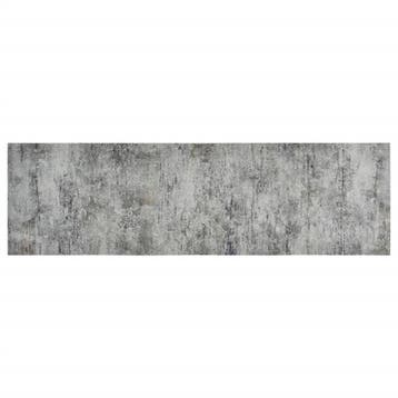 vidaXL Keukenmat wasbaar betonprint 60x180 cm fluweel, Verzenden, Nieuw
