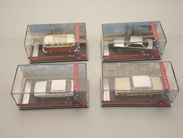 Volkswagen dealer 1:64 - Modelauto (4) - 4x 1:64 Volkswagen, Hobby en Vrije tijd, Nieuw