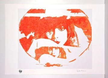 Giosetta Fioroni (1932) - Doppio Liberty Orange, Antiek en Kunst