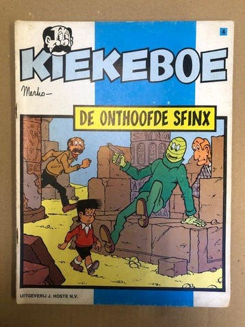 Kiekeboe 4 - De onthoofde sfinx (zwarte bal) - 1 Album -