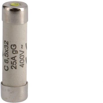 Fusible Cylindrique Hager 25A 8.5x32mm 400V AC - L8532C25, Verzenden