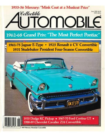 1990 COLLECTIBLE AUTOMOBILE MAGAZINE 01 ENGELS, Nieuw