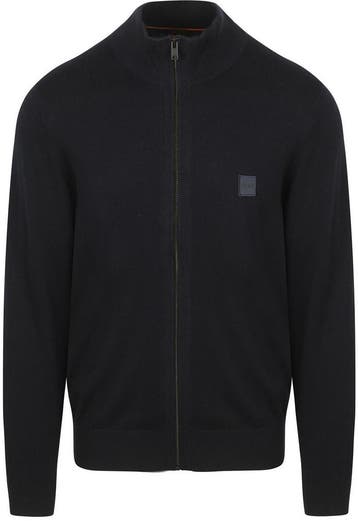 BOSS Kanozip Vest Donkerblauw maat Maat 52/54 (L) Heren, Vêtements | Hommes, Pulls & Vestes, Verzenden