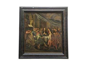 Hispano-Flemish School (XVII) - The Last Supper - (The
