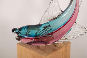 Alfredo Barbini (XX) - Glazen vis