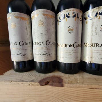 1989 Mouton Cadet - Bordeaux - 6 Flessen (0.75 liter), Verzamelen, Nieuw