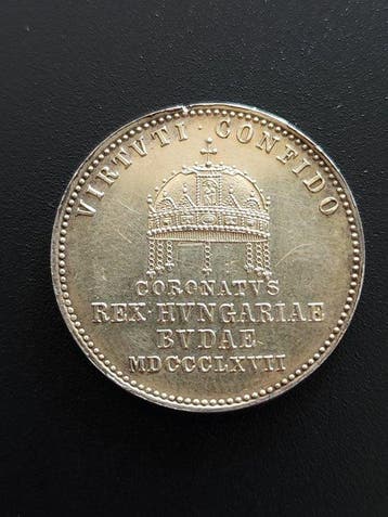 Oostenrijk - Hungary Franz Joseph - Herdenkingsmunt - 1867