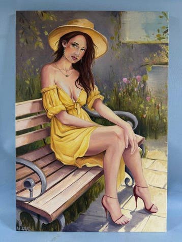 Antonio Costabile (1966) - Eleganza in Giardino