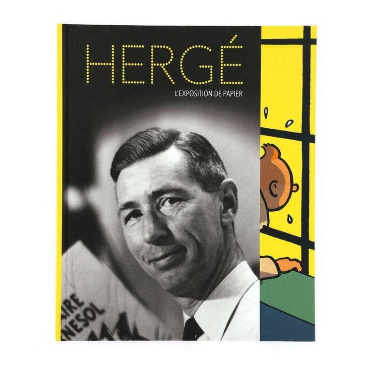 Kuifje Hergé, Lexposition de Papier Boek *Franse Versie*, Verzamelen, Stripfiguren, Nieuw, Ophalen of Verzenden