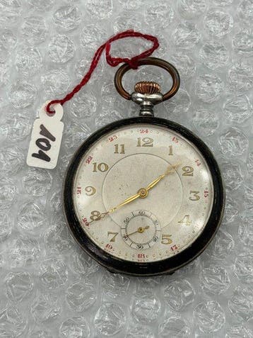 Antique - Silver Pocket Watch – 800 Silver – Art Deco /