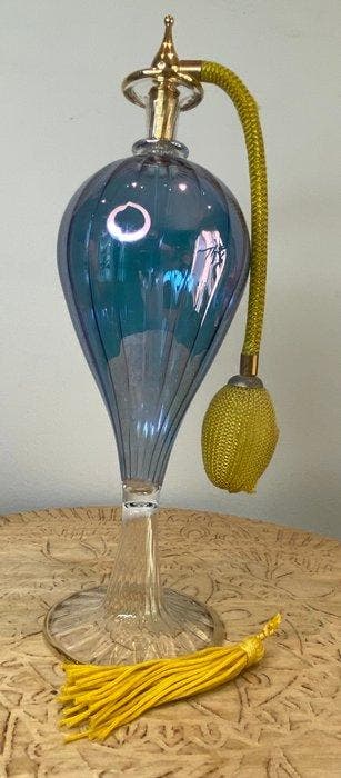 Parfumfles - Glas - Grote vaporizer, Antiquités & Art, Antiquités | Verre & Cristal