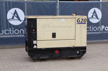 Veiling: Generator Doosan G20 Diesel, Articles professionnels, Machines & Construction | Générateurs, Ophalen