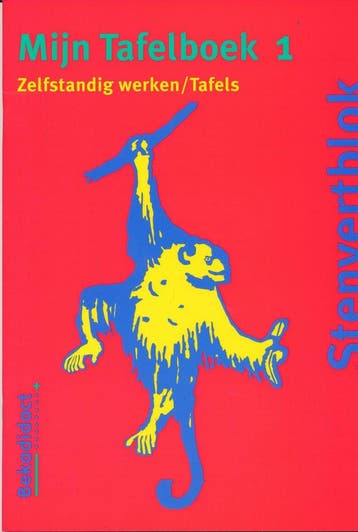 Stenvert Mijn tafelboek 1 groep 4/5 (per stuk) rood, Boeken, Verzenden, Nieuw