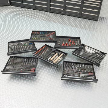 Datona Gereedschapswagen L + Mach VII - Datona - Zwart, Ophalen of Verzenden, Nieuw