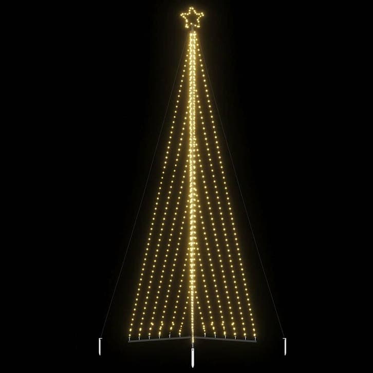 vidaXL LED-kerstboom 789 LEDs warm wit 476 cm, Diversen, Kerst, Nieuw, Verzenden