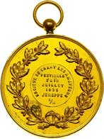 Belgique. Historical Medal 1896 King Leopold II of Belgium