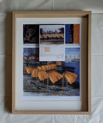 Christo & Jeanne-Claude (1935-2020) - The GATES - handsigned