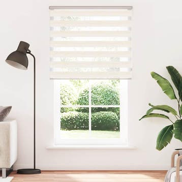 vidaXL Zebra Blind 130x230cm stofbreedte 125,9cm polyester, Huis en Inrichting, Verzenden, Nieuw