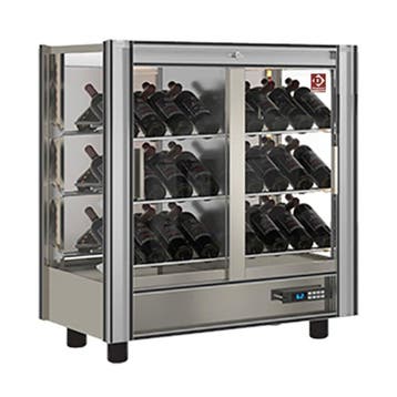Wijnkoelvitrine | 216L (42x 75cl) | Aluminium | +4°C/+16°C, Verzenden, Nieuw in verpakking