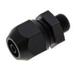 7x4mm & G1/8'' Aluminium Rechte Knelfitting Buitendraad, Verzenden