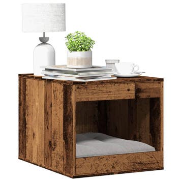 vidaXL Kattenbakkast 47x59x42 cm bewerkt hout oud, Verzenden